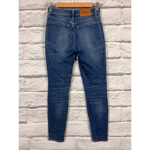 Lucky Brand Womens 4/27 Bridgette Boho Western Y2K High Rise Button Fly Jeans - Picture 4 of 12